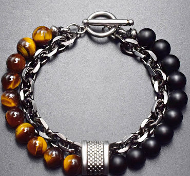 💎 Natural Stone Beaded Bracelet